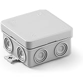 FAMATEL &ndash; Waterproof Minibox IP55 | Snap-on lid | 75x75x39 | Grey