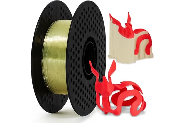 Filament Eono PVA - 1,75 mm, pour imprimante 3D, hydrosoluble dans l'eau, 500 g (1,1 lbs) utilisé comme matériau de support, naturel