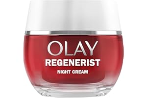 Olay Regenerist Crema Facial de Noche. Hidratante Antiarrugas y Reafirmante Activa con Niacinamida Antienvejecimiento y Péptidos. Reafirma, Restaura e Hidrata. Sin Perfume. 50 ml