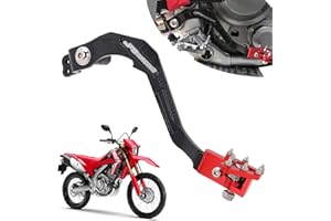 AnXin Motorcycle Rear Brake Pedal Foot Lever CNC For Honda CRF250L 2013-2019 CRF250RL 2017-2019 - Red