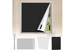 Zaxiva Tenda oscurante per interni, 300 x 145cm, 100% oscurante, tenda a rullo per interni, oscuranti finestre, tenda oscurante finestra, protezione solare, facile da installare, portatile per viaggio