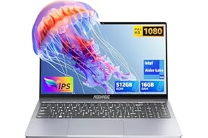PC Portatile ACEMAGIC 16GB DDR4 RAM 512GB SSD,15.6" Full HD Computer Portatile,Alder Lake-N N95【Battere N100/N5095,Fino a 3.4Ghz】,Windows 11 Laptop,1920 * 1080,HDMI,Ufficio