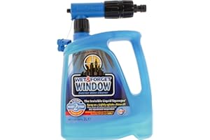 Wet & Forget Exterior Window Cleaner, Ready-to-Use Spray, No Scrubbing Formula, 2L