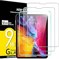 NEW'C 2 Pezzi, Pellicola Prottetiva per iPad Air 5/4. Generation 10,9", iPad Pro 11" Model 2022/2021/2020/2018, Vetro Tempera