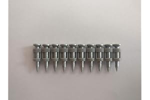 Fusionfix Lot de 1000 clous à gaz pour cloueuse Pulsa 700/800/100, Senco, Hitachi, 22 mm