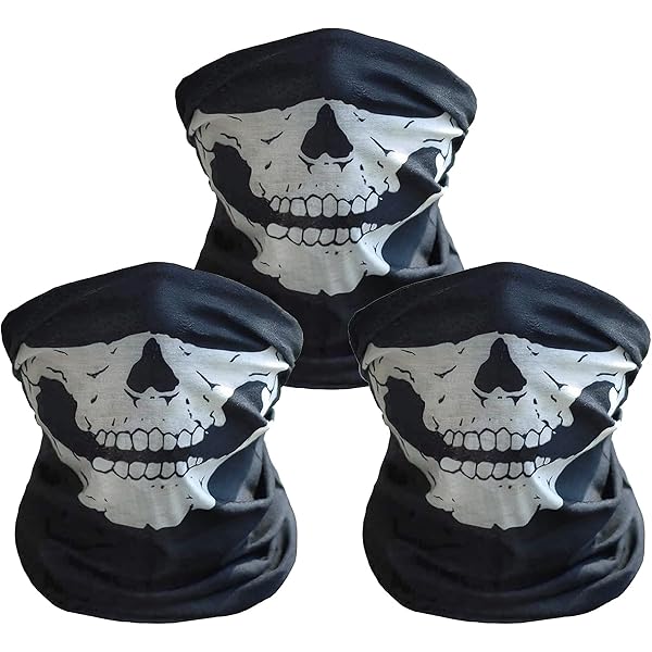 Bandana Scaldacollo Con Teschi E Diamanti Su Sfondo Rosa - Foto 8