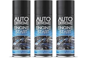 HITLINEUK 3 x QUICK ENGINE START SPRAY CAN CAR VAN TRUCK PETROL & DIESEL EASY START 250ML