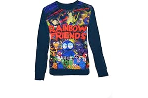 Vicyol S&D Felpa Rainbow Friends Manica Lunga per Ragazzo o Ragazza.