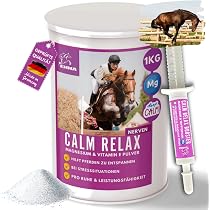 Calm Horse Relax Poudre 1kg - Magnésium Et L-Tryptophane Anti-Stress Pour Chevaux Nerveux