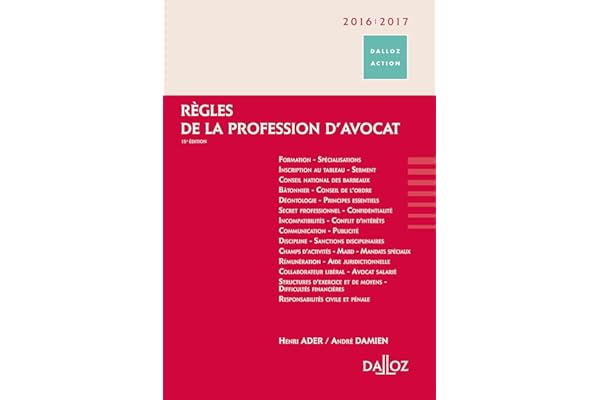 Règles de la profession d'avocat