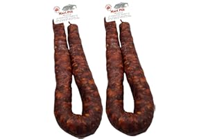 TU DESPENSA EN LA WEB Chorizo Riojano Mari Pili - Chorizo Peso Aproximado 280 gramos Unidad - productos con el sabor de siempre (Lote 2 Chorizos Dulces)