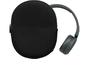 kwmobile Etui Kompatibel med WH-CH520 / WH-CH510 / MDR-ZX110 - Skyddsfodral i mjukt neopren och sammet för audiohörlurar 22,5