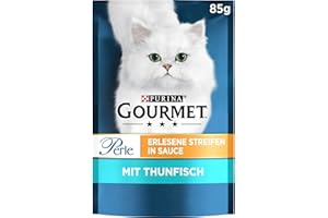 Gourmet Gourmet PURINA Gourmet Perle Lot de 26 Paquets de Nourriture Humide pour Chat avec Thon (26 x 85 g)