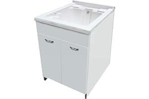 Mabel srl Mobile lavatoio con vasca e tavoletta 60x50x82 cm