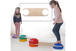 ‎PEDALO Pedalo® Stapelbaustein Balanciersteg I Geschicklichkeit I kreativer Spielspaß I Kombinierbar mit Stapelstein I Bewegungslandschaften I Balance I bauen