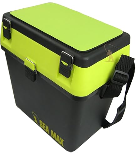 Shakespeare NUOVO Seatbox Sedile Da Pesca Box Con Cinghia E 1 Vassoio - Foto 5