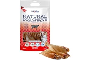 Frigera Oreilles avec Lobe 500g – Friandises Naturelles et Riches en protéines pour Chiens, sans Gluten ni céréales, Snacks de qualité sans additifs