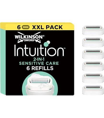 Rasoir Wilkinson Sword Intuition Naturals Sensitive Care + 1 Recharge - Neuf