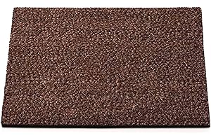 KARAT Wycieraczka kokosowa – mata zatrzymująca brud – mata kokosowa z antypoślizgową stroną (brązowa, 100 x 200 cm | 1,7 cm)