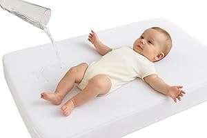 Dudu N Girlie Matratzenschoner, Frottee, 100% wasserdicht, 50 x 100 cm