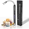 Electric Rechargeable Plasma Gas Lighter for Kitchen, Lighter for Gas Stove, Candles, Pooja, 1 Year Warranty, C-Type USB, Kitchen Tools, Multi Purpose - 360° Flexible & Windproof, Black