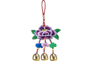 ERUINFANG Wind Chimes Indoor Wind Chime Chinese Knot Musical Bells Crafts Widnchime with Natural Relaxing Soothing Sound for Garden, Home, Yard, Indoor and Outdoor Decor