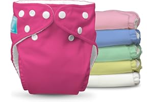 Charlie banana pannolini con dodici riutilizzabili inserti ragazza, taglia 1, pezzi