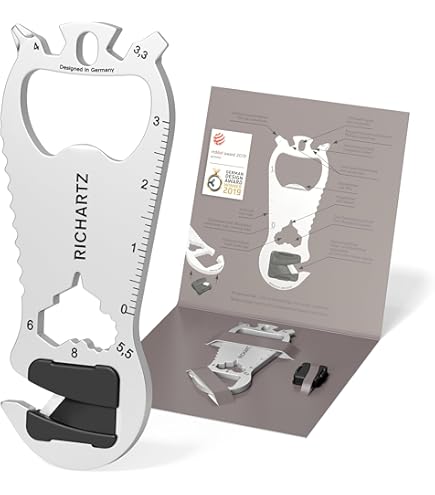 Keychain Multi-tool, 24 In-1 Stainless Steel Keychain Multitool Pocket Tool | Bottle Opener