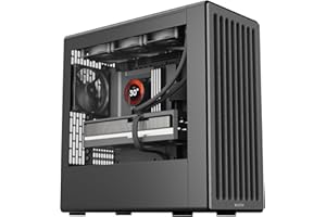HAVN BF 360 FLOW High Airflow ATX Mid Tower PC Case, Semi-Open SGCC Steel Frame, SimpliCable Cable Management, 2x 180mm Fan, 1x 140mm fan 360mm Radiator Mounts, Magnetic Panels – Black