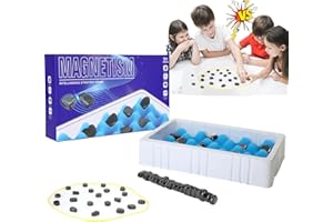 LMTNNB Magnetisches Schachspiel, 2024 Neues Familie Puzzle Spielzeug Brettspiele Set für Kinder und Erwachsene, Geeignet für Unterhaltung wie Reisen,Camping,Familienzusammenführung
