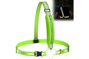 Zacro Luce Running con 9 modalità RGB, Luce Frontale LED 500 Lumen Ricaricabile USB, Luce da Corsa per Jogging, Ciclismo, Escursionismo e Passeggiate con Cani, Regolabile per Uomini, Donne e Bambini