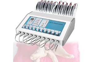 Kroppsbantningsmaskin, Ems-MikroströMsstimulator Med Elektroder, FöR Viktminskning Och Kroppstoning, Muskeluppstramning FöR Mage, LåR Och Armar