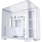 Lian Li O11 Vision Compact ATX Mid-Tower Oyun PC Kasası - Al&uuml;minyum ve Temperli Cam (Beyaz)
