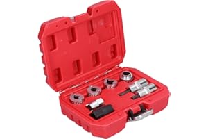 BUACHOIS 8 Piezas de Enchufes de Puntal de Suspensión, Tuerca de Tornillo de Choque, Manguito de Apriete, Amortiguador, Herramienta de Extracción de la Base Superior, Juego de Herramientas de Desmontaje