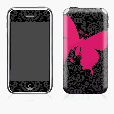 Preisvergleich Produktbild VCM DesignSkin für Apple iphone 3G / 3Gs, Design-Folie Butterspray