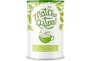 ‎ALPHA FOODS Alpha Foods Matcha Pulver (210g) - Feinster japanischer Zeremonien-Matcha ideal für Smoothies, Shakes & Latte - Ergänzt mit Kokosmilch, Weizen- und Gerstengras