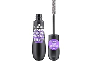 ‎ESSENCE COSMETICS essence ANOTHER VOLUME MASCARA...JUST BETTER!, Schwarz, volumengebend, pflegend, definierend, intensiv, vegan, ohne Mikroplastikpartikel, Nanopartikel frei, ohne Parfüm, 1er Pack (16ml)