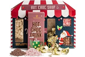 TILZ Hot Chocolate Gift Set - Hot Chocolate Station |Mini Marshmallows, Candy Canes, Choco Drops |Christmas Gifts For Kids |Stocking Fillers