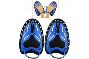 Cisixin Nuoto Palmati Guanti, Pale a Mano per La Formazione Nuoto Adulto