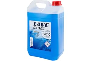 PROVENCE OUTILLAGE WERKA PRO - 6524 PERALINE 6524-Lave Glace-Bidon de 5 litres-Spécial hiver-20°c-Dégraisse et élimine Insectes et salissures du Pare-Brise