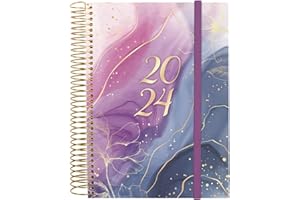 Finocam - Agenda 2024 Espiral Design Collection 1 Día Página Enero 2024 - Diciembre 2024 (12 meses) Goldy Internacional