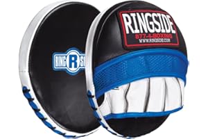Ringside Gel Micro Boxing MMA Punch Mitts (Pair), blue/black, Small