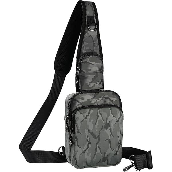 Sac De Poitrine Broadream Bleu - Antivol RFID, Léger & Polyvalent Pour Randonnée, Vélo Et Voyage