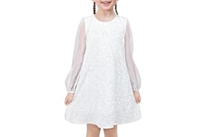 Sunny Fashion Robe Fille Argent Pourpre Brillant Briller Sequin Bloc de Couleur sans Manches 5-10 Ans