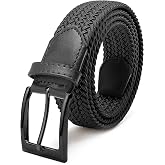 Derikem İkili Elastik &Ouml;rg&uuml; Kemer 3,5cm Siyah ve Yeşil Lastik Kemer Unisex