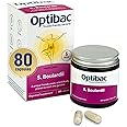 Optibac Probiotics Saccharomyces Boulardii | 5 Billion Friendly Bacteria Natural Yeast Supplement | Well Researched & Internationally Acclaimed | Vegan & Gluten Free | Shelf Stable | 80 Capsules