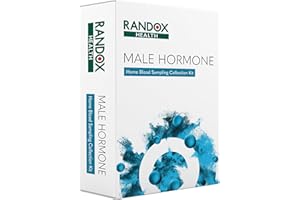 Male Hormone Test | Randox Health | Testosterone Test | Hormone Testing Kit for Men | Testosterone, SHBG, Oestradiol, Prolactin | Personalised Report Included | Health Results in 2-3 Days