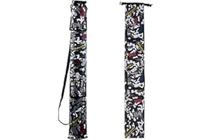 Copechilla Borsa da pesca impermeabile addensato 146cm Borsa canna da pesca con cerniera laterale Canna da pesca e attrezzatura per la pesca borsa di stoccaggio