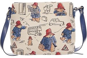 Signare Sac à main, sac de voyage, sac à cosmétiques, sac à bandoulière, etc. Motif ours Paddington