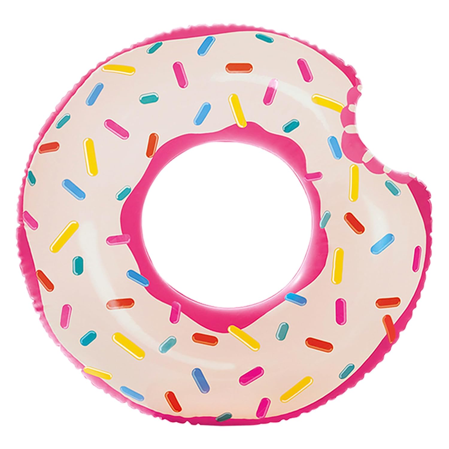 Intex 59265 - Salvagente Ciambella, Multicolore, Dimensione gonfiata 94 x 23 cm, 107 x 99 cm